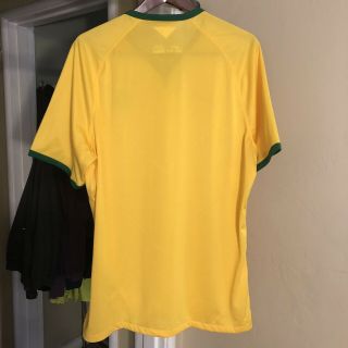 2014 Nike Brazil Player Issue Soccer Jersey Shirt XL Large Yellow Neymar Kit VTG 4