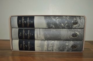 The Campaigns Of Napoleon - David Chandler - 3 Vol Set - Folio Society 2009 (k3)