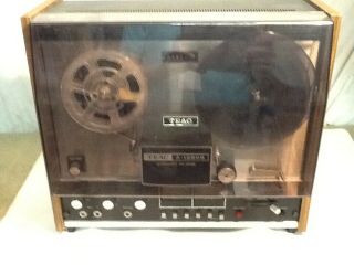 Teac A - 1250s Stereo Tape Deck Open Reel To Reel Recorder Player No Power Cord