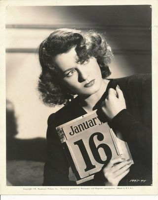 Ellen Drew Vintage 1941 Universal Pictures Portrait Photo