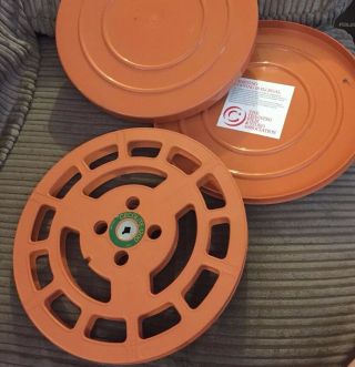 Vintage Cecolite 1200 1200ft 16mm Empty Plastic Reel And Can