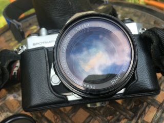 Vintage ASAHI PENTAX Spotmatic SP 35mm SLR Camera & Takumar 1: 1.  4 50mm Lens 2