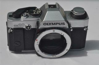 Vintage Olympus OM20 35mm Film SLR Camera body fully Japan 4