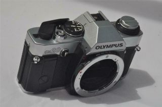 Vintage Olympus OM20 35mm Film SLR Camera body fully Japan 5