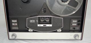 Ampex 700 Series Reel to Reel Tape Deck Model 750 w/Dust Cover Parts 5