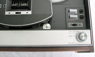 Ampex 700 Series Reel to Reel Tape Deck Model 750 w/Dust Cover Parts 8
