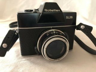 Vintage Rolleiflex SL26 Camera W/Carl Zeiss Lens Tessar f:2.  8 40mm NR 2