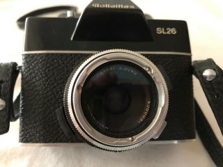 Vintage Rolleiflex SL26 Camera W/Carl Zeiss Lens Tessar f:2.  8 40mm NR 3