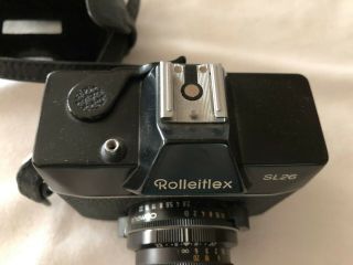 Vintage Rolleiflex SL26 Camera W/Carl Zeiss Lens Tessar f:2.  8 40mm NR 5