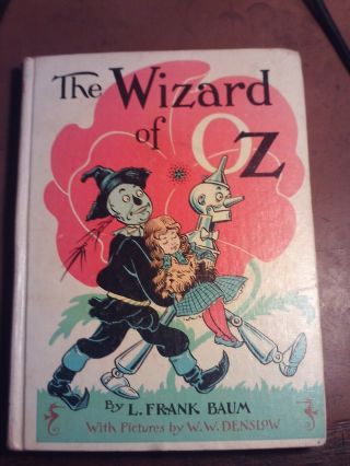 The Wizard Of Oz L.  Frank Baum 1956 First Edition Tight Binding Hardcover