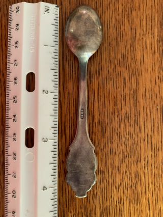 Vintage Rolex Silver Bucherer of Switzerland Souvenir Spoons (set Of Six) 4