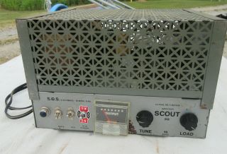 Linear Power Amplifier - 10 - 20 Meters By S.  O.  S.  Electronics " Scout " - 8 Tube