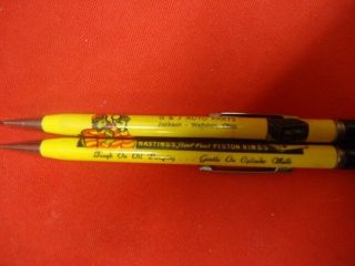 Vintage Hastings Piston Rings Advertising Lead Pencils