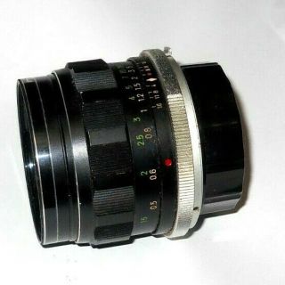 Vintage Minolta MC W.  Rokkor - HG 2.  8 35mm Camera Lens 4
