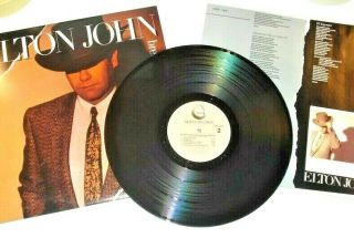 Vintage Elton John Breaking Hearts Vinyl Record,  Classic Rock Vinyl