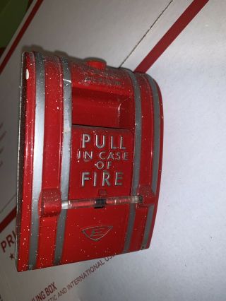 Vintage Edwards Signaling 270 - Spo Fire Alarm Pull Station,  Single Action