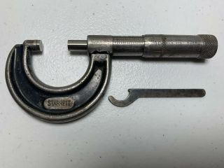 Vintage Starrett Micrometer Caliper No.  436 1 
