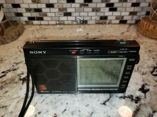 Sony ICF - 7600DA.  Multiband SW radio.  great 2