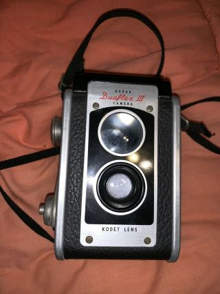 Vintage Kodak Duaflex Iii Camera With Strap