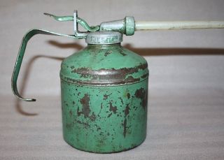 Vintage Wesco Oil Can pump dispenser with nylon spout 2