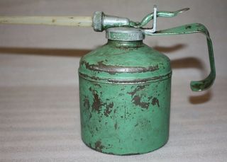 Vintage Wesco Oil Can pump dispenser with nylon spout 5
