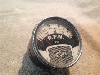 Vintage Westach 6 Volt Tachometer 8k Rpm