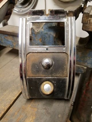 Vintage 1949 1950 Chevrolet Clock Ashtray Lighter Panel Bezel Trim 49 50 Oem