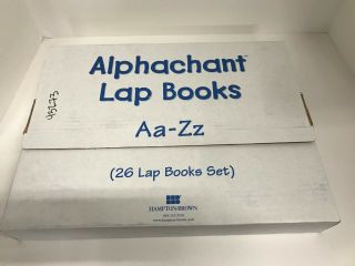 Alphachant Lap Books By Lada Kratky A - Z Alphabet Hampton - Brown 26 Book Set