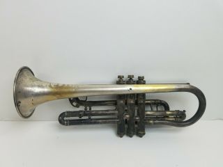 Vintage Grinnell Bros Trumpet Needs Restored No Mouthpiece Repair