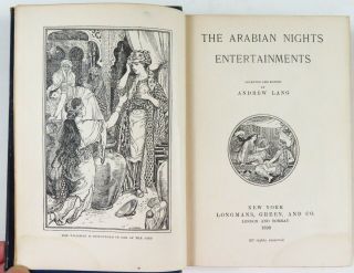 1898 THE ARABIAN NIGHTS ENTERTAINMENTS by ANDREW LANG (Fairy Books) ; 1st Edition 3