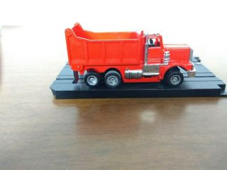 Vintage Tyco Slot Car Electric Trucking Red Dump Truck