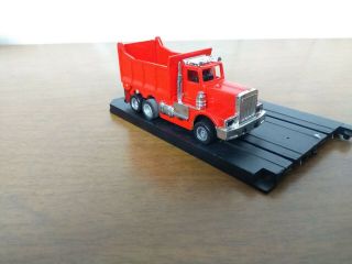 Vintage TYCO Slot Car ELECTRIC TRUCKING Red Dump Truck 2