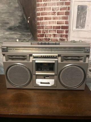 Vintage Panasonic Rx - 5110 Am/fm Cassette Boombox Ghetto Blaster
