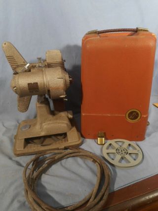 Vintage Revere Model 85 8mm Film Projector And,  As - Is W/case
