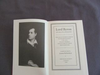 Folio Society Book - Lord Byron - 1988 5
