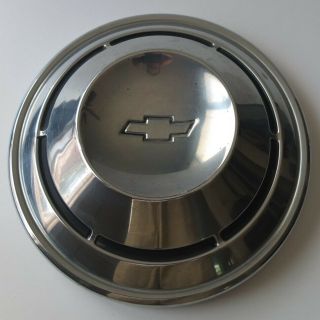 Vintage Chevrolet 10½” Dog Dish Hubcap—c.  1970 Base Chevelle,  Nova—very Good Cond