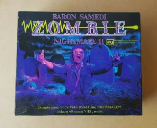 Vintage 1991 Baron Samedi Zombie Nightmare Ii Board Game Expansion Horror Vhs