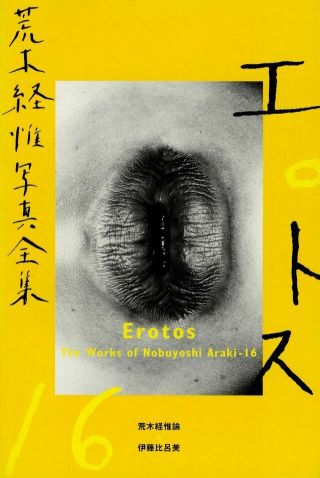 The Of Nobuyoshi Araki 16 Photo Book " Erotos " Japan 1st Edition