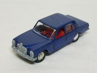Vintage Schuco 1/66 806 Mercedes Benz 200 Blue