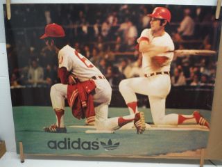 Adidas Baseball Poster Vintage 1970 