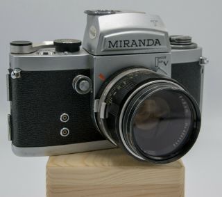 Miranda Fv Vintage 35 Mm Film Camera With Auto Miranda 50 Mm Lens