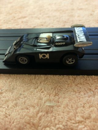 Vintage Aurora AFX Slot Car Tomy LeMans Black Shadow 101 2