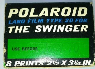Polaroid Land Film Type 20C for the Swinger NOS Exp 11/1970 Collecting & Display 3