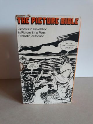 The Picture Bible for All Ages Boxed Set of 6 Books Vintage 1970 ' s Set w/ CASE 2