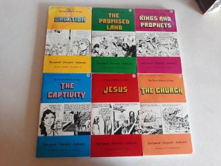The Picture Bible for All Ages Boxed Set of 6 Books Vintage 1970 ' s Set w/ CASE 3
