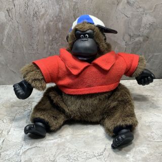 Vintage Animated Singing Gorilla Plush Sings “ole Ole Ole” 7” Sitting