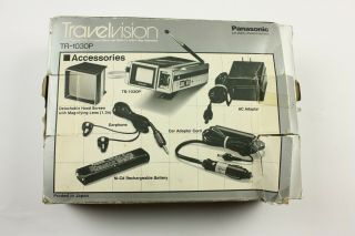 Panasonic Travelvision TR - 1030P UHF VHF Travel Portable TV Television Vintage 4
