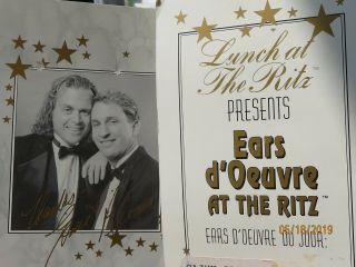 Vintage SIGNED Lunch at the Ritz Rhinestone 