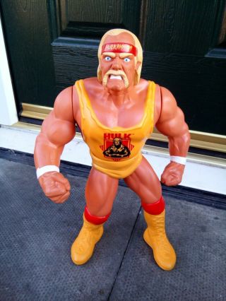 Vintage Wwe Wwf Hulk Hogan Pull Cord Talking Figure 1990