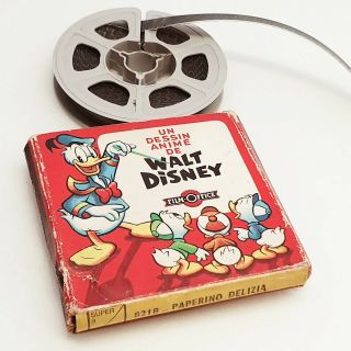 8mm Film Disney Donald Family Home Movie 1960 